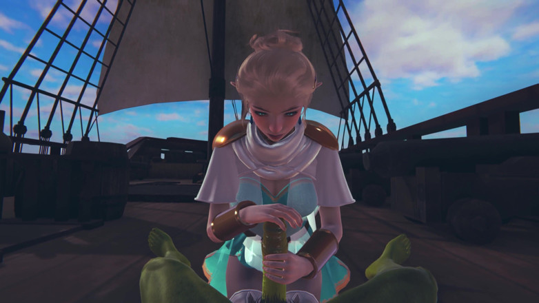 Waifu club 3D: Sevimli elf yarakla mastürbasyon yapıyor bakış açısı