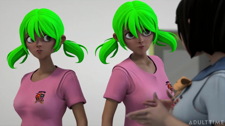 Hentai Sex School: Hentai Sex School Episode 3 - Hentai Student Eats Out His Teacher's...