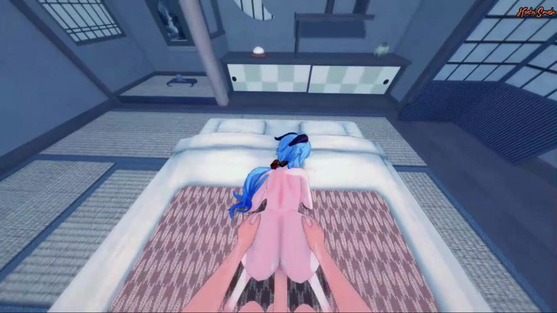 Hentai Smash: Ganyu gets fucked before getting a facial from your POV....