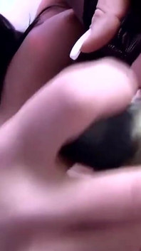 Beautiful Amateur Brunette Masturbates Her Pussy with Fingers and Vibrator