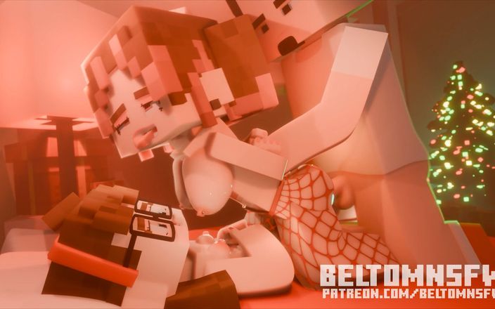 Beltomnsfw: Minecraft seks mod - trio seksanimatie