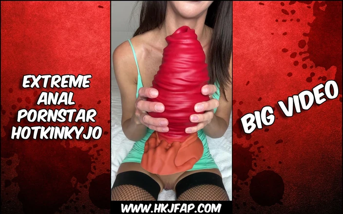 Hotkinkyjo: HKJFANS Amateur Style Films: 28.september.2024 Big Video: Hotkinkyjo Fuck Her Ass with Prolapse Dildo...