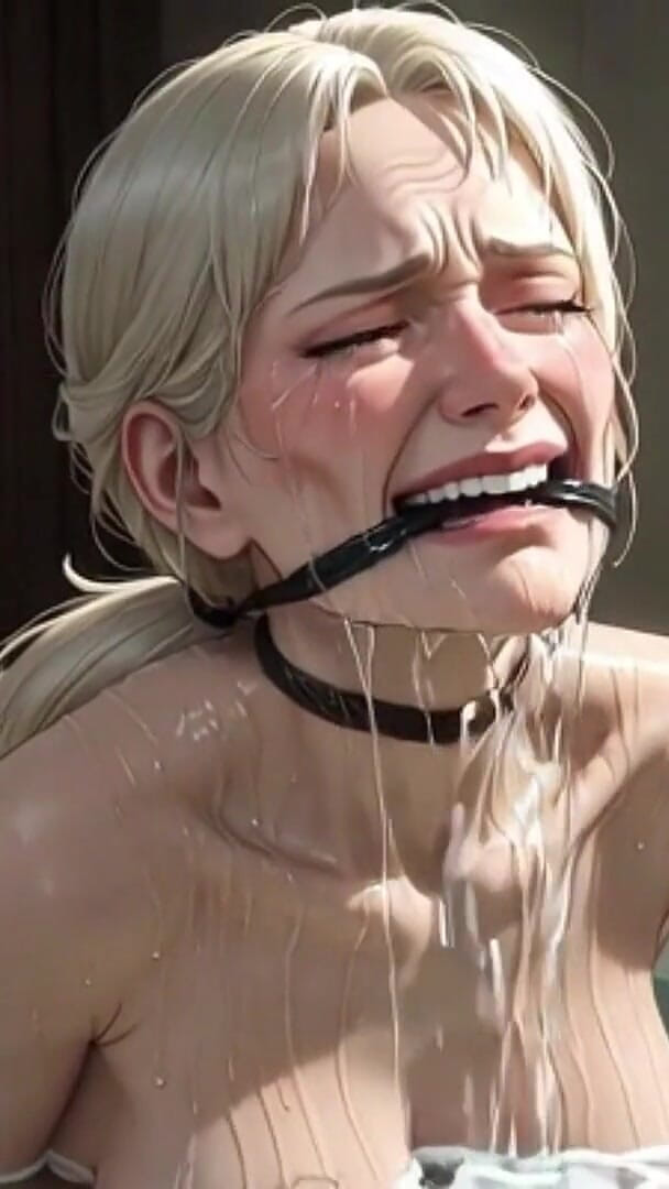 Anime Hentai: Bunicuță de 90 de ani în cadă robie - excitată și implorând să fie...