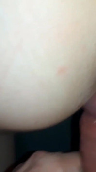 The Horny MILF with the Big Ass Collects a Mega Cumshot From the Thick, Fleshy Glans Cock.