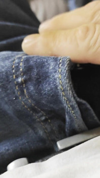Levi's cock jerking