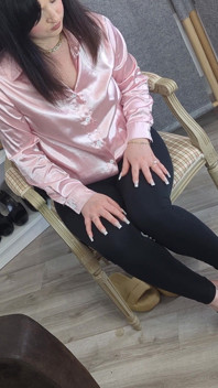 Masturbare cu pantofi în ciorapi de pantof, mers pe jos, fetiș cu pantofi și spermă pe pantofi - Dame Olga 4K (738)
