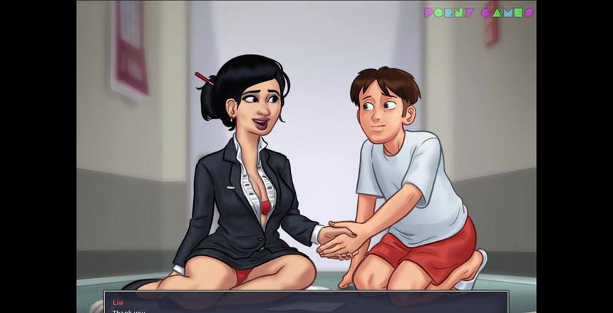 Porny Games: SummerTime Saga - Трах Kim, Diggin Him (часть 2)