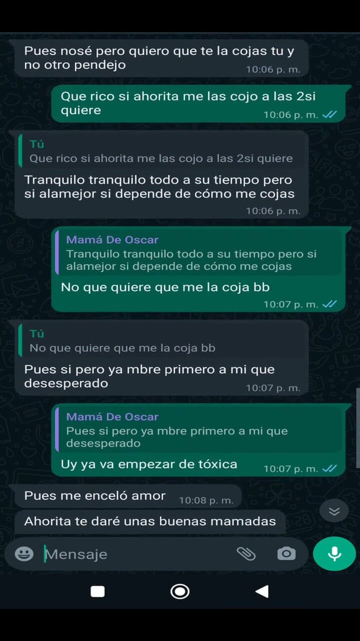 Mexicasero: Gespräch mit dem chef meiner freundin oscar, ich werde sie...