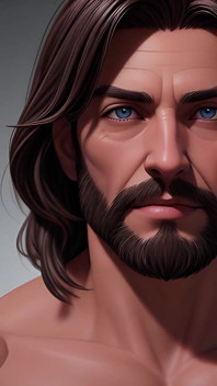 Hunks desaliñados: presentación de diapositivas de hombres cgi en 3D