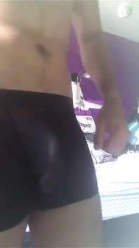 Trying on Underwear