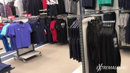 Extremalchiki: Great cumshot fitting room