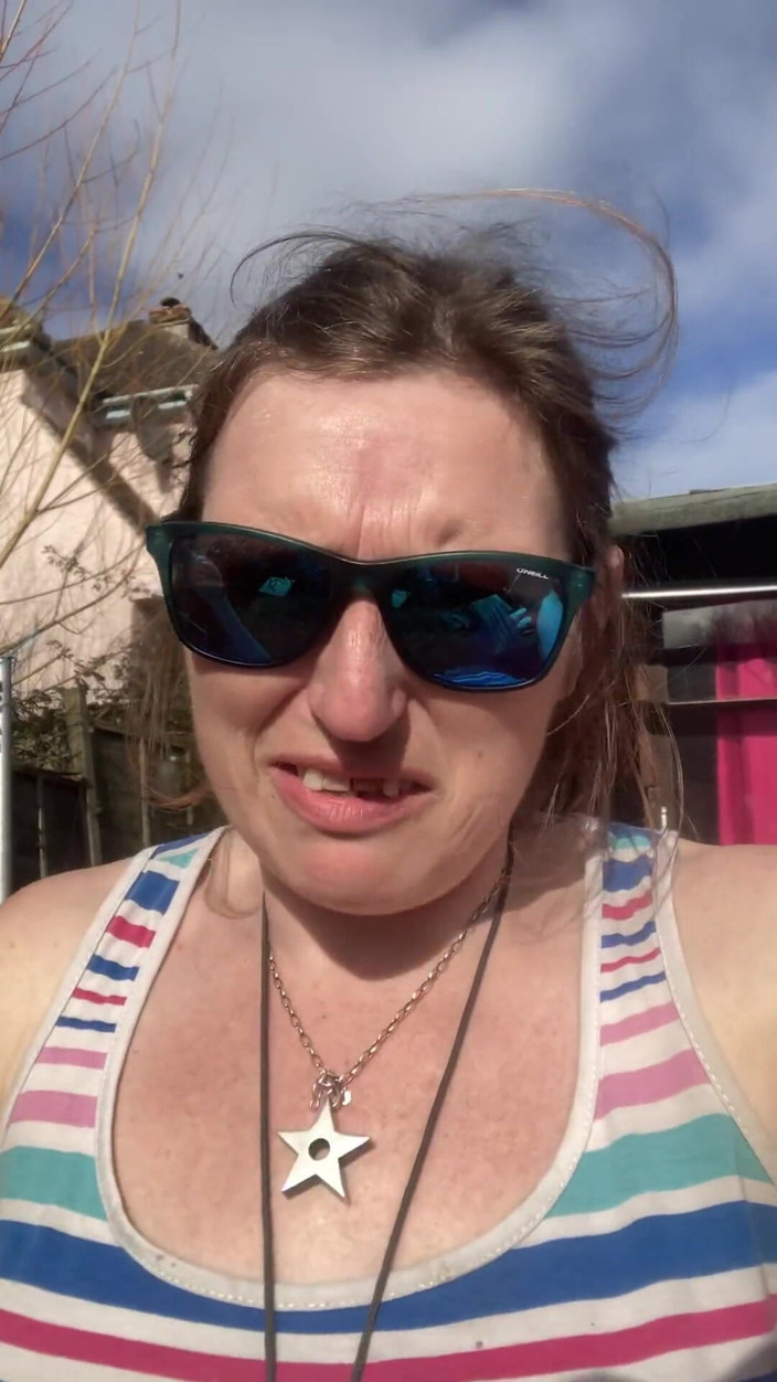 Pissing Paradise: Squatting Over My Phone in My Exposed Garden, with Some...