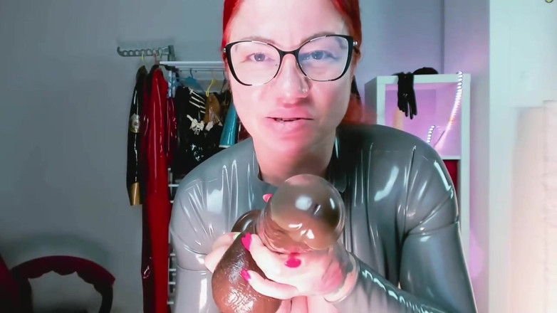 Ella Kross: Sph ( Catsuit Lateks Kelabu ) Ibadah Ibarat