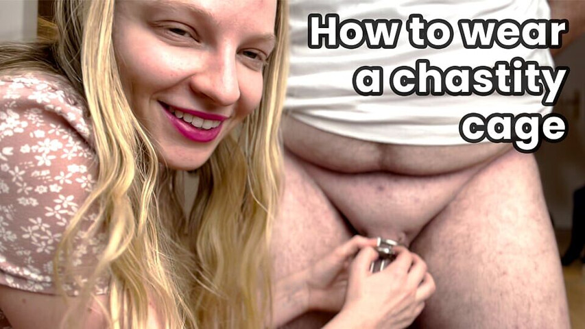 Chastity Tutorial - How to Wear a Chastity Cage - Part 1 (Goddess BellaRae) Chastity Tutorial - How to Wear a Chastity Cage - Part 1 (Goddess BellaRae)