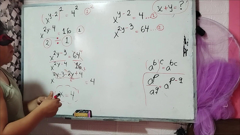 Rosaroja: 25 algebra: calcola x matematica sessuale