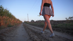 Teasecombo 4K: Peeking on Hot Asian Girl Flashing Panties Under Skirt Fantasy