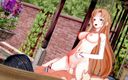 Hentai Smash: Kirito o fute pe Asuna și ejaculează în pizda ei - Art Online...