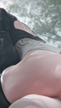 2b Cowgirl in Town with Creampie Dripping Wet Pussy & Risky Outdoor Fuck 3D Porn