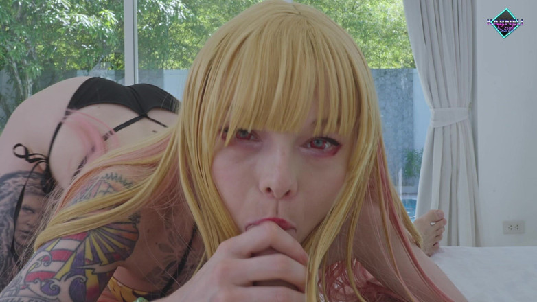 Karneli Bandi: Marin Kitagawa Jump on Big Cock with Juicy Butty,come Twice