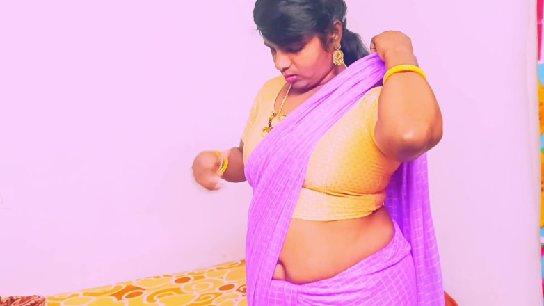 Telugu honey lips: Индийская красивая мачеха и пасынок трахаются