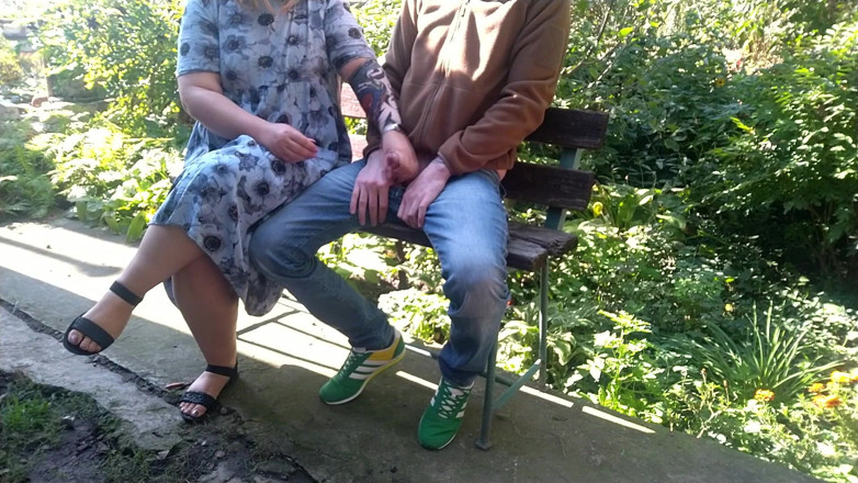OurFetishLife: Horny mother-in-law licks cum from fingers after handjob to son-in-law...