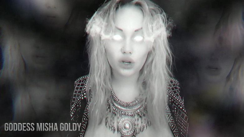 Goddess Misha Goldy: Aku akan benar-benar menguras vitalitasmu! Crot dan makan aku!