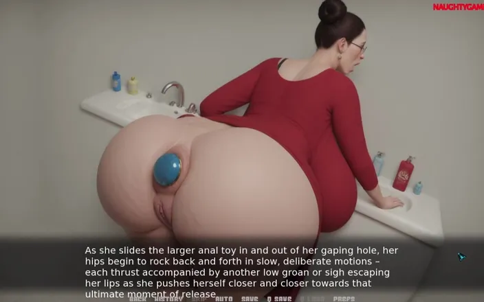 Naughty gameplays: Horny Chubby GILF Pushes Extreme Large Butt Plug Into Her...