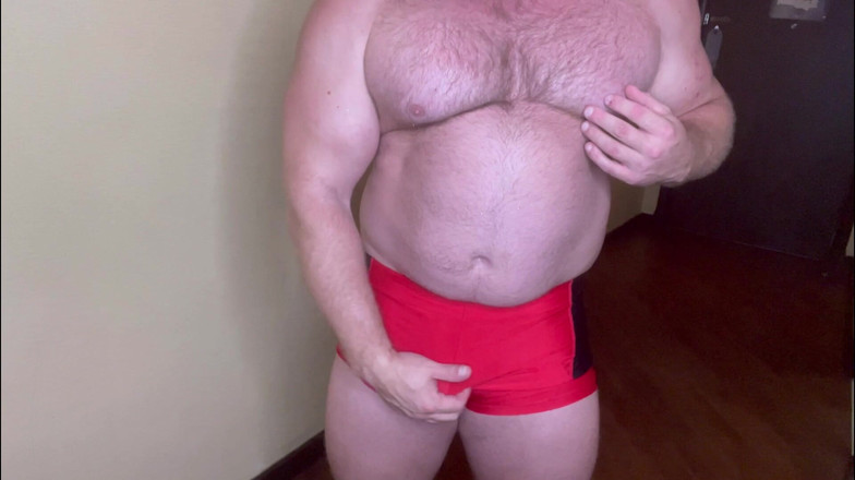 Jack stacked: Muskel posieren