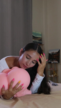 New Experience with Futanary Doll and Mutual Orgasms