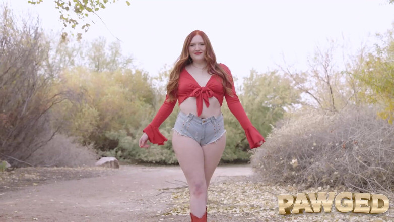 PAWGED: Sexy Redhead PAWG Strawberry Fields Fucked by Musclebound Stud