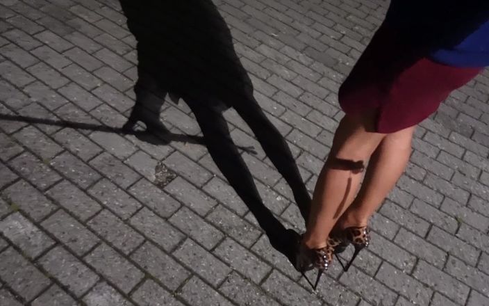 Loreley add: Sissy Pees Her Micro Thong in the Parking Lot with...