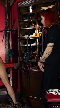 Mistress Apprentice Part 3 Miss Ash Delivers Lesbian Submissive to Mistress Inka Who Wipes the Smirk off Slave Mila with Sadist