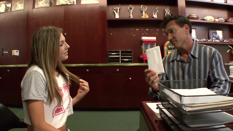 Dirty fantasy: Cute Teen Is Infatuated with Her Stepdad