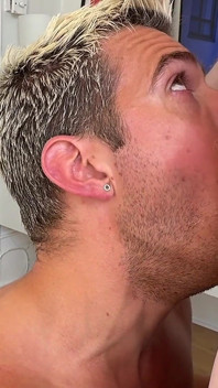 Step Bro Taking Eight Inch White Monster Alpha Cock