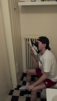 Sneakerboy Takes a Ahower