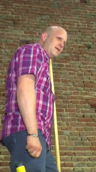 Pussy licking pussy fucking dildo penetrated in the farm