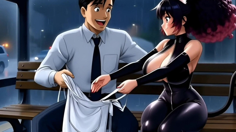 Octopussy Lovers Club: Fată cu pizdă hentai visează de dragoste și sex murdar. Desene...