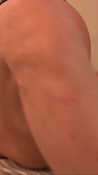 Sexy small titted teen in college uniform and red heels is nasty ass fuck girl