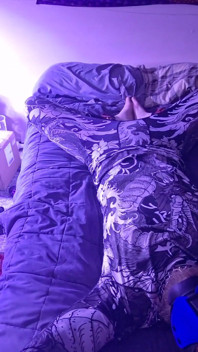 Self bondage řetízek kožený límec nohy