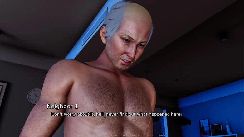 Dirty GamesXxX: Gospodina își înșală soțul cu vecinii lor