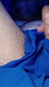 In Shorts Streicheln