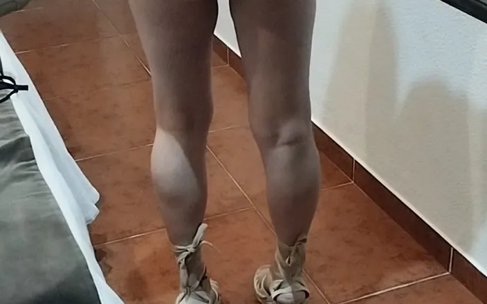 Morbosete000: In a Thong with My Wife's Heels