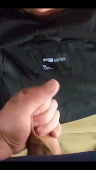 Milfycalla Very Shiny Leggins and a Lot of Cum on New Puffy Downjacket for My Impotent Husband 171