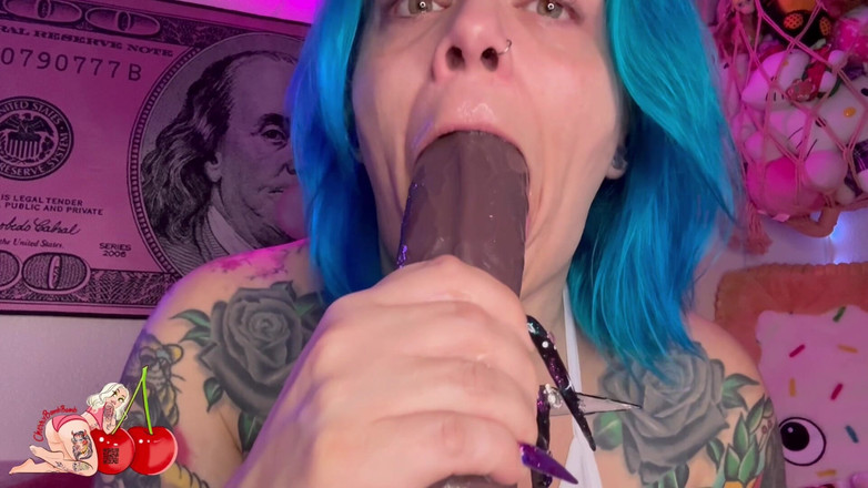 CherryBombBomb: Islak asmr derin gırtlağına kadar tüküren fahişe