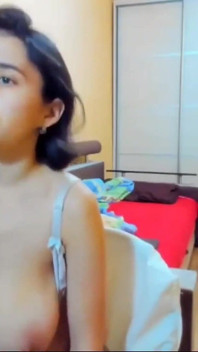 Myla_angel Loves to Show Her Heavy Hangers When She Is Home Alone!