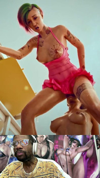 Tight Pussy Judy Gets Dildo’d by Panam’s Mouth as She Rides a Hard Thicc Dildo