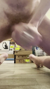 Gran Polla - Twink Acabando Duro Con Un Juguete Sexual Fleshlight Y Un Enorme Consolador De 21 Cm