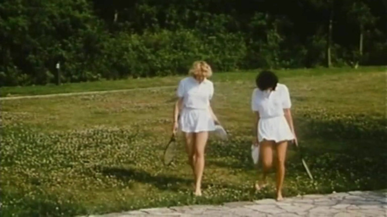 European Classics: Marilyn Jess Gets Horny Watching the Girls Play Tennis