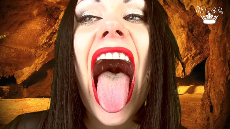 Goddess Misha Goldy: Ce loup-garou affamé veut te consommer vivant (POV, bouche, langue et...
