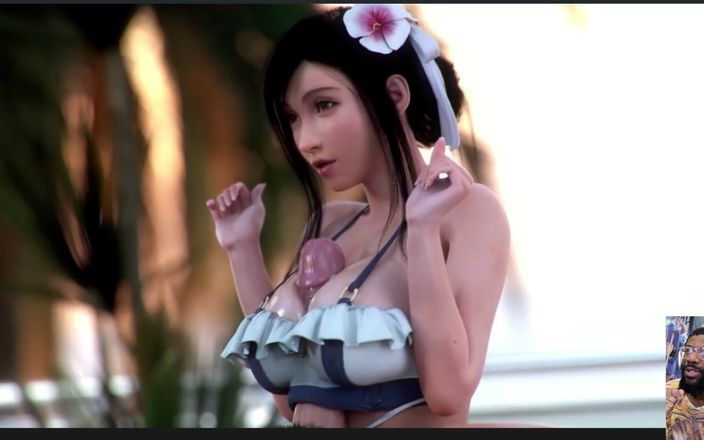 Good news media: 大奶子tifa在海滩上做爱，秃头阴户vivian做爱，panam和judy口交